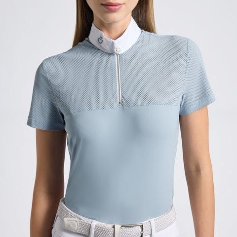 Cavalleria Toscana Competition shirt S/S Jersey perforated