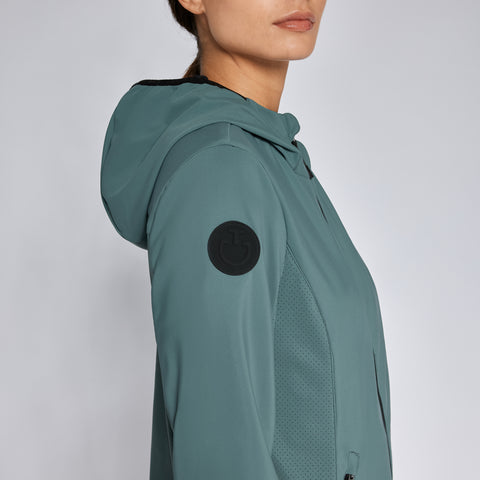Cavalleria Toscana Softshell geperforeerd met kap