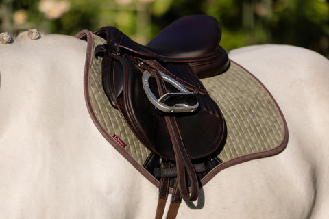 LeMieux Saddle pad Suede squares jump