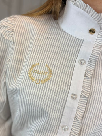 Joline Maxime Blouse Iris Grey