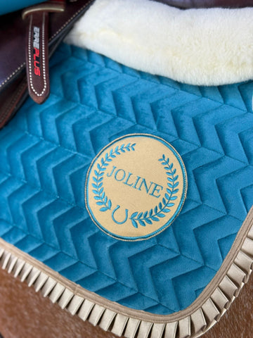 Joline Lotte zadeldoek Petrol Blue