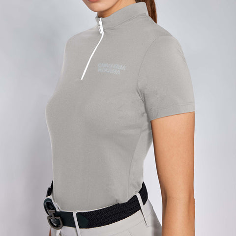 Cavalleria Toscana Training Polo met rits jersey