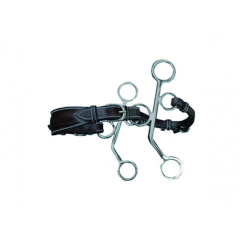 Jump'in Hackamore met leder riem korte scharen