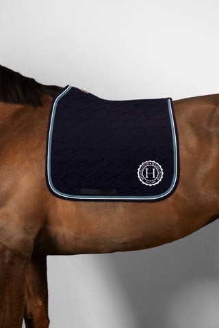 Harcour Belle zadeldoek Navy