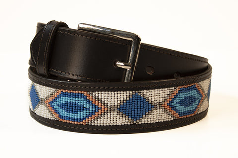 LJ Broeksriem Pearl Galaxy Blue