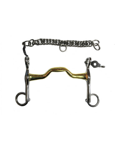 Jump'in dressuurstang met tongboog 18 mm korte scharen