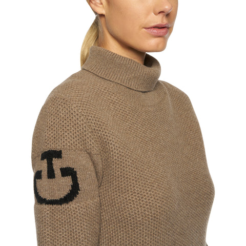 Cavalleria Toscana Eco Merinos Turtleneck Double Knit sweater