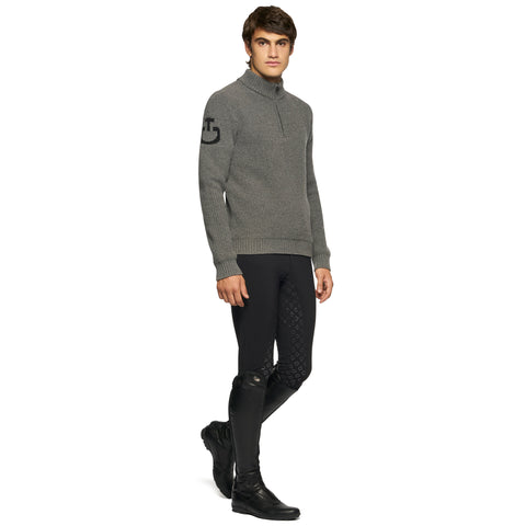 Cavalleria Toscana pull à col roulé Merinos en tricot double