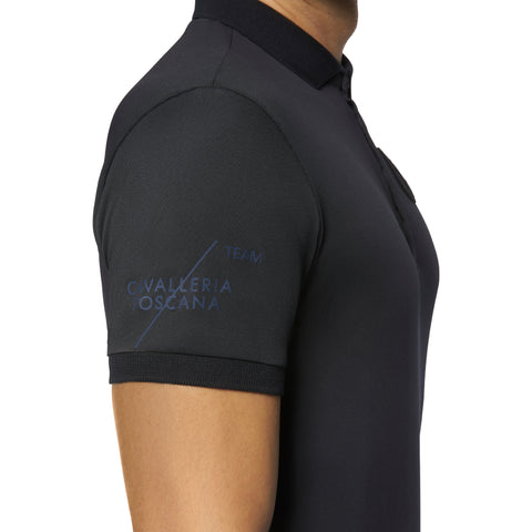 Cavalleria Toscana team multi-logo s/s polo