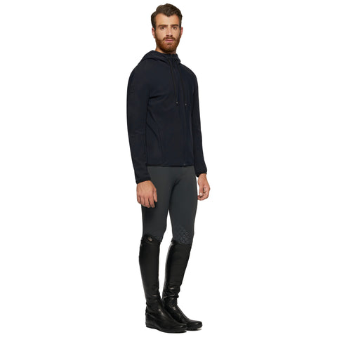 CT Softshell à capuche homme en jersey perforé