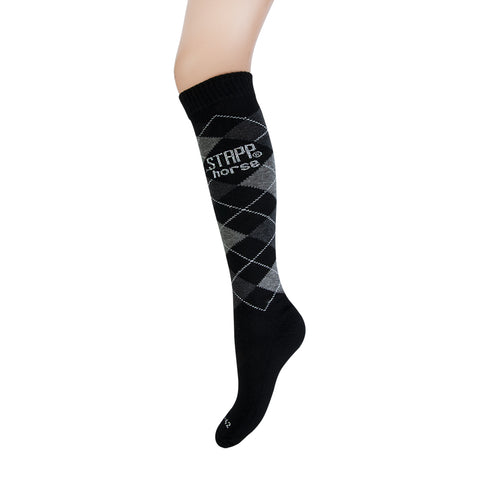 StappChaussettes hautes à carreaux Horse