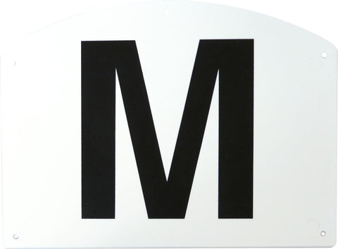 Lettres piste à manège en plastique
