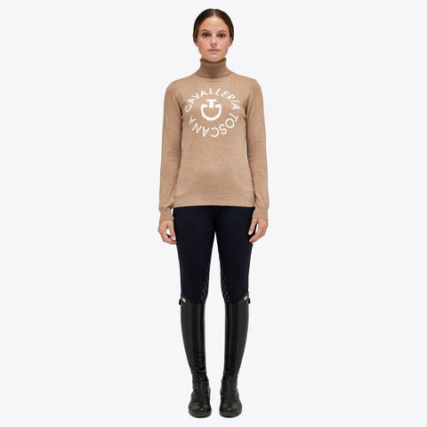 CT Femme Pull col roulé Cachemire