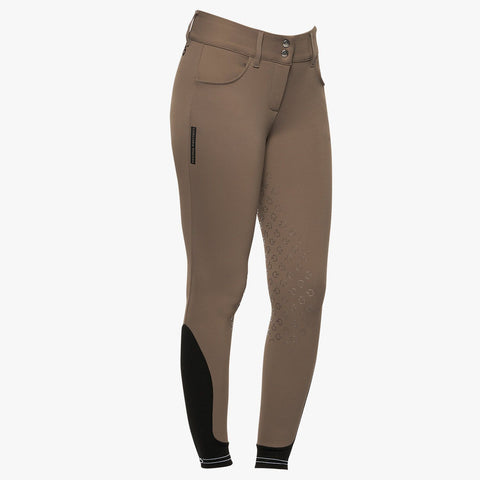 Pantalon d'équitation CT Women American Full Grip avec logo