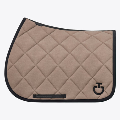 Tapis de selle de saut en jersey matelassé CT Diamond