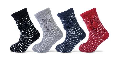 Homesocks pompom sokken