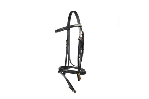 LJ Hoofdstel Clips gecomb. neusriem rubber teugels