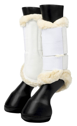 LeMieux Guêtres de brossage polaire bord maille