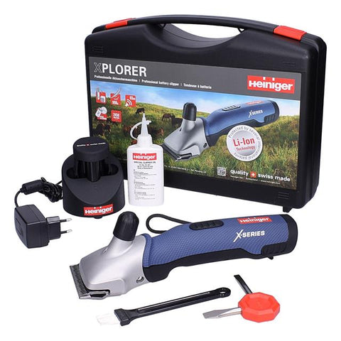 Heiniger Xplorer tondeuse pour chevaux à batterie