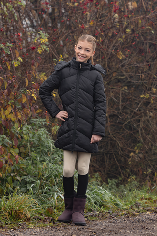 Covalliero Wintermantel Kids Zwart
