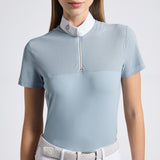 Cavalleria Toscana Competition shirt S/S Jersey perforated