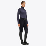 Cavalleria Toscana Tech wool Half Zip Turtleneck