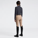 Cavalleria Toscana Perforated Training Polo Charcoal Grey