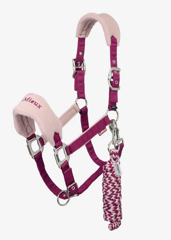 LeMieux Vogue halster + touw Blackberry