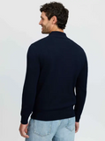 LeMieux Men's Quarter Zip Sweater Navy