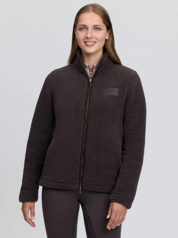 LeMieux Heritage Borg Teddy Jacket Cocoa