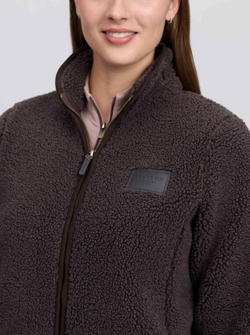 LeMieux Heritage Borg Teddy Jacket Cocoa
