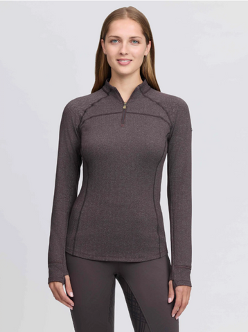 LeMieux Heritage Herringbone Base Layer Cocoa