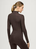 Tommy Hilfiger Ava High Neck Baselayer Cacao