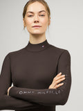 Tommy Hilfiger Ava High Neck Baselayer Cacao