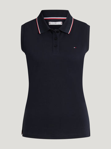 Tommy Hilfiger Cordova Sleeveless Polo Desert Sky