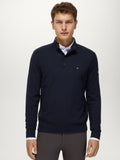 Tommy Hilfiger Scott 1/4 Button Sweater Desert Sky