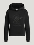 Tommy Hilfiger Estelle Women Rhinestone Hoodie Zwart