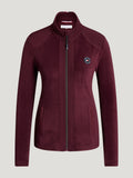 Tommy Hilfiger Elmonte Women Fleece Jacket Deep Burgundy