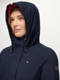 Tommy Hilfiger Loma Women Long Riding Parka Desert Sky