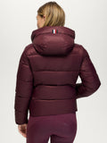 Tommy Hilfiger Glendale Women Puffer Jacket Deep Burgundy