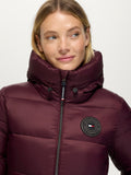 Tommy Hilfiger Glendale Women Puffer Jacket Deep Burgundy