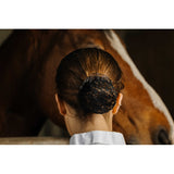 Equitheme Haarnetje Floral 2 st zwart