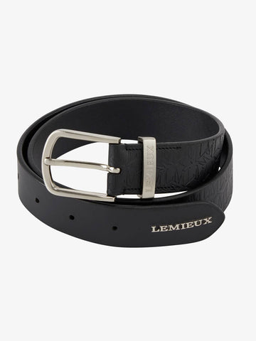 LeMieux Debossed leather belt