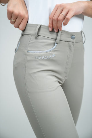 Harcour Jaltika rijbroek fix system grip Beige