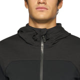 Cavalleria Toscana Softshell à capuche en tricot de laine pour hommes