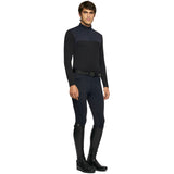Cavalleria Toscana polo de rugby en laine technique pour hommes