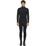 Cavalleria Toscana polo de rugby en laine technique pour hommes