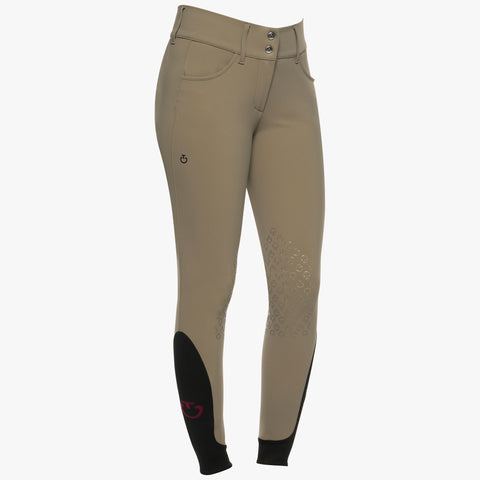 Cavalleria Toscana Women American Breeches knee grip Taupe