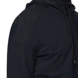 Cavalleria Toscana Men's hooded softshell in perforated jersey