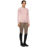 CT Women Merinos Blend Crew Neck tricot rayé